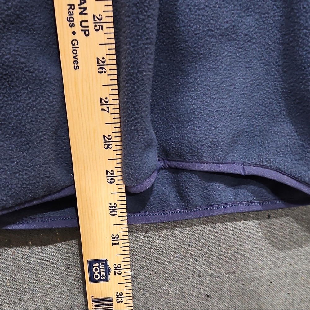 Sugarloaf Social Club Mens XL Fleece Pullover Navy Blue Snap Neck Jacket Pockets - Picture 8 of 16